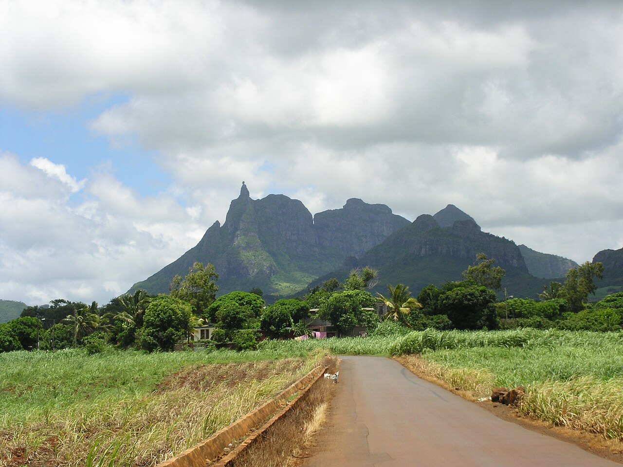 The distinctive summit above the northern landscape